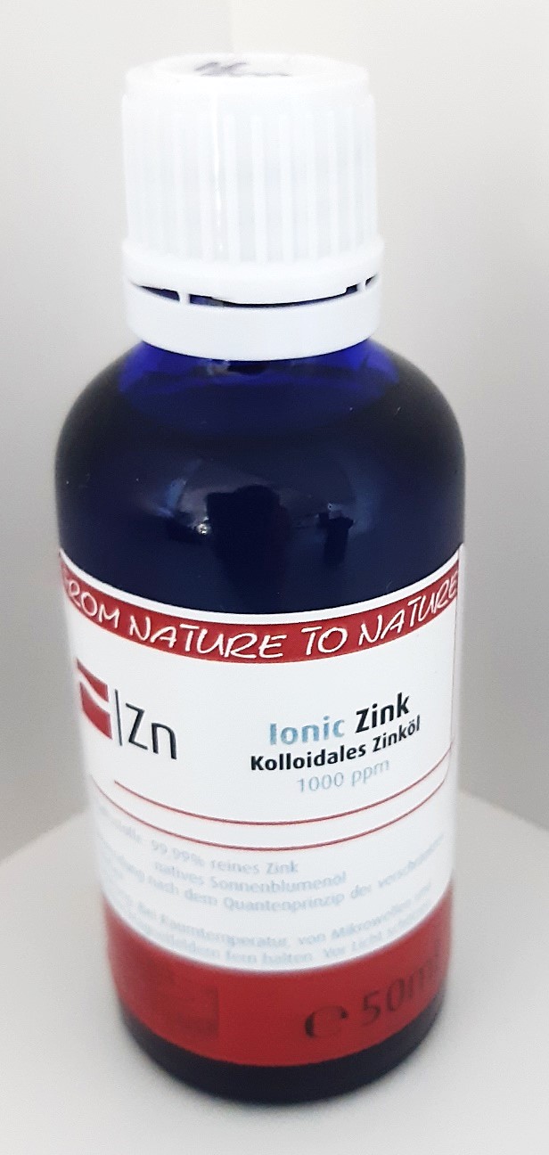 Kolloidales Zink ÖL (ZN) 50ml -> 1000 PPM !!!